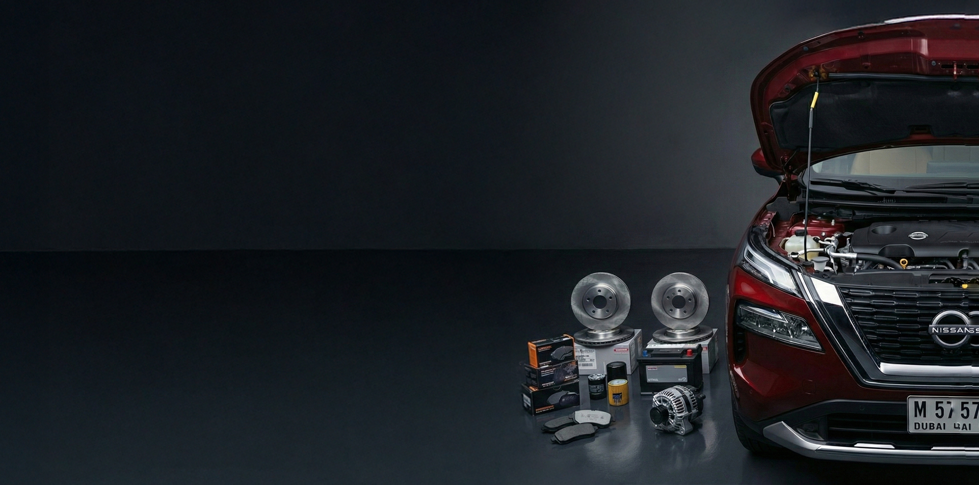 Auto parts background